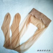 外贸单~0D全透明带脚型无缝无痕隐形丝滑丝袜夏季超薄防勾丝连裤