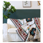 沙发盖布简约东南亚全包沙发布罩北欧民族几何沙发巾露营野餐布毯