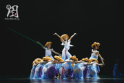 月下轻舟泛渔歌儿童舞蹈演出服小荷风采女童表演服装舞蹈秧歌服