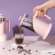 不锈钢玻璃法式滤压壶家用 咖啡壶法式滤压壶泡茶壶 手冲咖啡器具