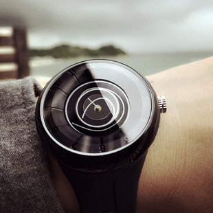 创意礼物 译时Enmex设计师款 创意手表 旋风概念款转盘炫酷腕表