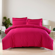 纯色四件套全棉简约素色，纯棉欧式床上床单式双人，被套简约大气单色