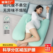 孕妇枕护腰侧睡枕托腹孕妇期睡觉神器侧卧枕头抱枕H型孕妇专用品