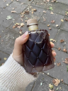 创意好看的冷萃咖啡玻璃瓶随手密封小酒瓶，自酿果酒分装空瓶子容器