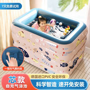 星棠婴儿游泳池家用大型儿童游泳池，充气浴缸环保pvc婴儿游泳桶可