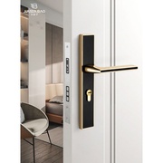 嘉森堡现代简约门锁室内卧室房门锁家用磁吸静音，木门锁轻奢房间锁