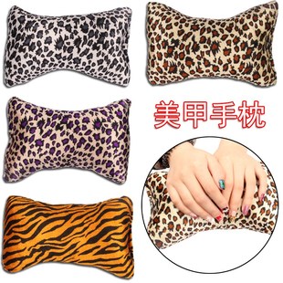 日系美甲豹纹手枕骨头柔软手垫美甲店专用舒适个性小枕头垫子工具
