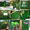 绿植墙仿真植物墙装饰人造草坪，室内背景花墙面塑料假草皮阳台门头