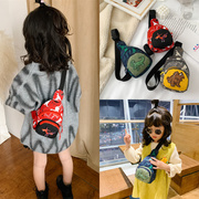 男童包包宝宝斜挎小包韩版潮儿童胸包可爱小恐龙户外出游女孩背包