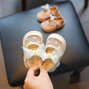 女宝宝公主鞋2022春秋，婴儿单鞋软底学步鞋，1一3岁女童女宝鞋子