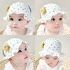 婴儿囟门帽子夏季薄款女宝宝，护囟门发带头带，新生儿胎帽夏天遮阳帽