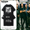 加拿大simpleplan简单计划乐队，短袖男女夏季另类流行摇滚复古t恤