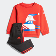 Adidas/阿迪达斯婴童套装冬季圆领卫衣运动长裤EH3666