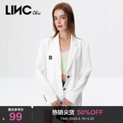 LINCCHIC金羽杰夏季摩登甜酷设计感针织吊带女S222SW628