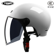 野马3c认证电动车头盔女夏季防晒防紫外线，电瓶摩托车安全帽男半盔