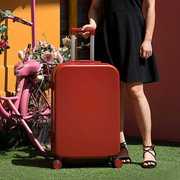 行李箱女高颜值子母密码箱红色结婚拉杆箱网红学生耐用旅行箱