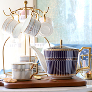 欧式下午茶茶具套装英式咖啡杯骨瓷茶壶家用陶瓷咖啡套具小奢华