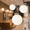 简约现代吧台服装店餐厅，圆球泡泡吊灯过道灯，创意个性球形橱窗灯具