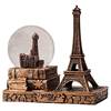 复古巴黎埃菲尔铁塔水晶球创意摆件酒柜装饰品家居客厅桌面小摆设
