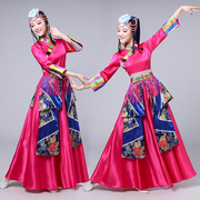 藏族演出服表演服藏族戴天头表演服藏族舞民族服装藏族长裙