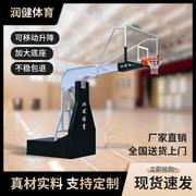 篮球架标准成人室内户外比赛折叠升降移动手动电动液压体育馆球架