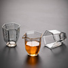 瓷牌茗手工玻璃公道杯家用耐热透明茶具分茶器高档茶具配件分茶杯