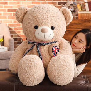 正版泰迪熊猫毛绒玩具大熊，公仔女生玩偶，大号抱抱熊布娃娃生日礼物