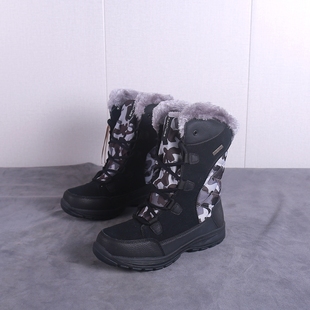 冬季加厚防水冬靴-20%保暖雪地靴防滑减震户外登山棉鞋高筒男女鞋
