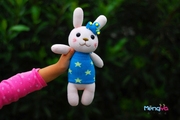diy手工制作毕业走心礼物儿童袜子娃娃玩偶情侣，兔材料包送女友