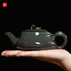 青瓷纯手工茶壶单壶哥窑铁胎功夫，茶具一壶两杯家用高档陶瓷泡茶壶