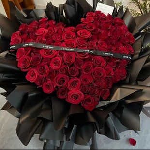 99朵红玫瑰花束同城配送上海鲜花速递女朋友爱人求婚闺蜜生日送花