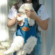 猫包外出便携背包猫咪狗狗双肩装猫的包宠物(包宠物)小体犬背溜猫袋胸前包