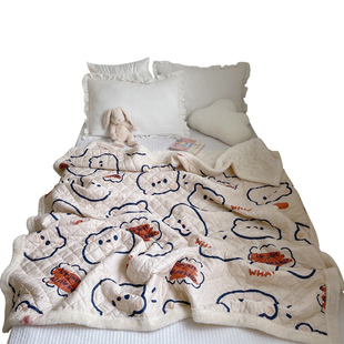 夏季珊瑚绒毛毯沙发午休毯午睡盖毯办公室空调毯小毯被子春秋薄款