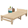 省 睡喜欢木板的木床80单人宽 实硬公分 折叠床板床空间老人家用