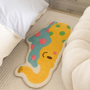 富山商店波点小象，异形仿羊羔绒，地毯卧室装饰地垫