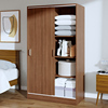 衣柜家用卧室推拉门衣柜1米木质，柜子出租房用小户型，简易挂衣橱柜