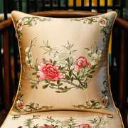 中式绣花抱枕枕套古典客厅，沙发枕头轻奢靠枕，腰枕床头靠包靠垫(包靠垫)