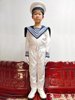 儿童小海军水手服长款运动会，合唱服男女，亲子表演服水兵船员服套装