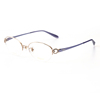 Chopard萧邦眼镜架女奢华镶钻纯钛VCHF92J近视半框精致日本手造