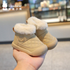 宝宝雪地靴加绒加厚0一1-3岁婴儿棉鞋冬季保暖防滑软底学步男女宝