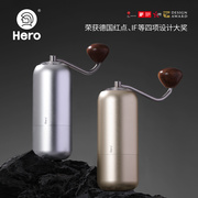 hero螺旋桨s07手摇，磨豆机咖啡豆研磨机，磨粉机便携家用手动咖啡机