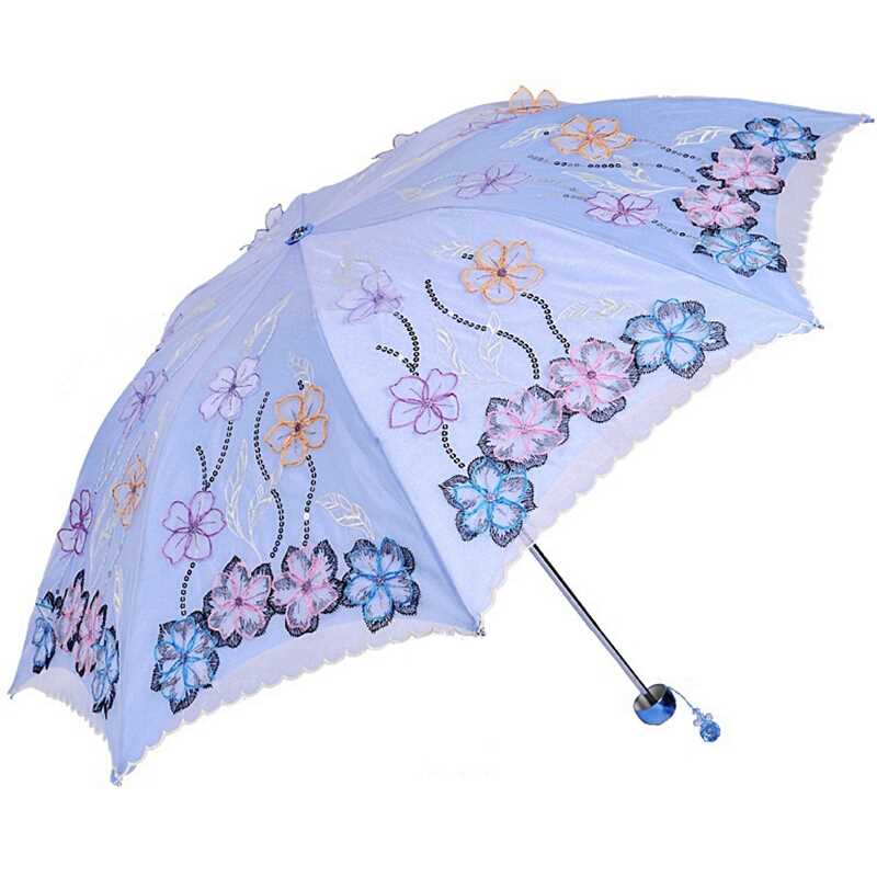 雨伞防紫外线太阳伞三折轻巧伞遮阳伞防晒伞3320E民族之花 3#蓝色在类目 居家日用, 伞/雨具/防雨/防潮, 伞中 - 来自Buy2taobao.com提供专业的淘宝代购服务