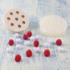 树莓翻糖硅胶模具蓝莓巧克力模具仿真水果桑葚蛋糕装饰自制蜡烛模