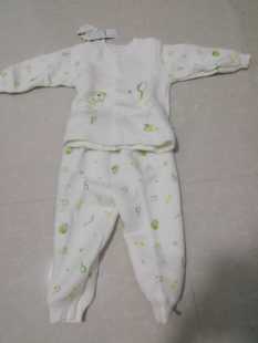 心适BB竹纤维婴儿宝宝夹棉保暖内衣套装初生儿系带和尚服服装透气