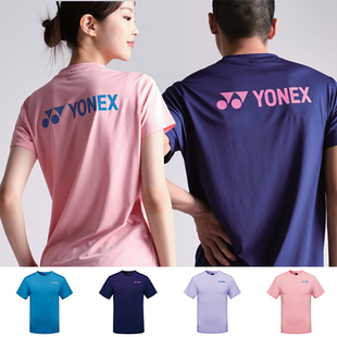 24春夏韩国YONEX尤尼克斯羽毛球服男女速干吸汗基础款T恤短袖