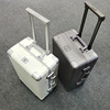 漫游2018铝框行李箱日本静音万向轮旅行箱24登机箱20寸皮箱子