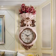 欧式挂钟客厅豪华大气时尚，装饰家用个性，创意静音石英钟轻奢时钟表