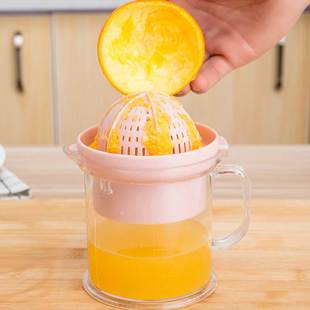 橙汁柠檬手动榨汁器创意，家用迷你型榨汁杯学生，宿舍手摇水果压汁机