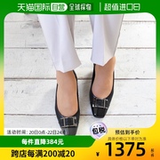 日本直邮rizraffinee高性能，搭扣高跟鞋(黑色)浅口女鞋