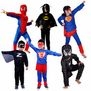 超人蝙蝠侠佐罗紧身衣，超凡连体蜘蛛侠衣，套装万圣节服装